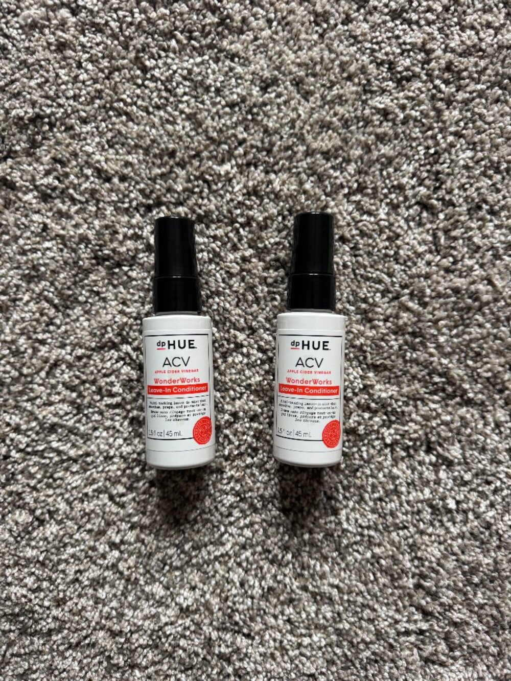 dp HUE ACV Wonder Works Leave-In Conditioner (2) 1.5 oz each NEW